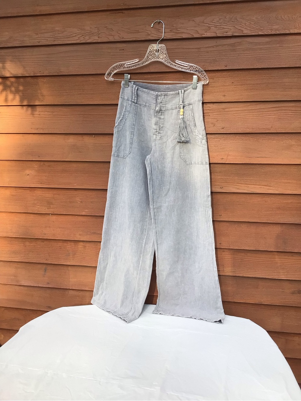 Blanco by Nature Wide-Leg Pants Beach Wear